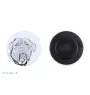 Dogue de Bordeaux, French Mastiff, Bordeauxdog - magnet with a dog's pupil, exceptionally light, strong magnet, handmade product by the Art-Dog brand