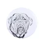 Dogue de Bordeaux - badge avec votre chien, ajoutez votre propre photo, marque Art-Dog