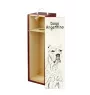 Argentinische Dogge, Dogo Argentino - Weinbox mit Hund, Alkoholbox mit Grafik, personalisierte Geschenkbox der Marke Art-Dog