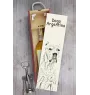 Dogo Argentino - wine box with a dog, alcohol box with graphics, personalized gift box from the Art-Dog brand