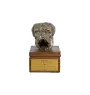 Bordeauxdogge, Dogue de Bordeaux - Eine Ascheurne für Hunde mit einer Statuette, eine kleine Urne für Hunde, eine personalisierte Urne mit dem Porträt eines Hundes von der Marke Art-Dog.