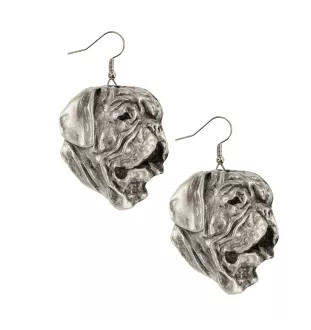 Dogue de Bordeaux - boucles d'oreilles pendantes avec des chiens, bijoux charmants pour maman de chien, cadeau pour fille de la marque Art-Dog