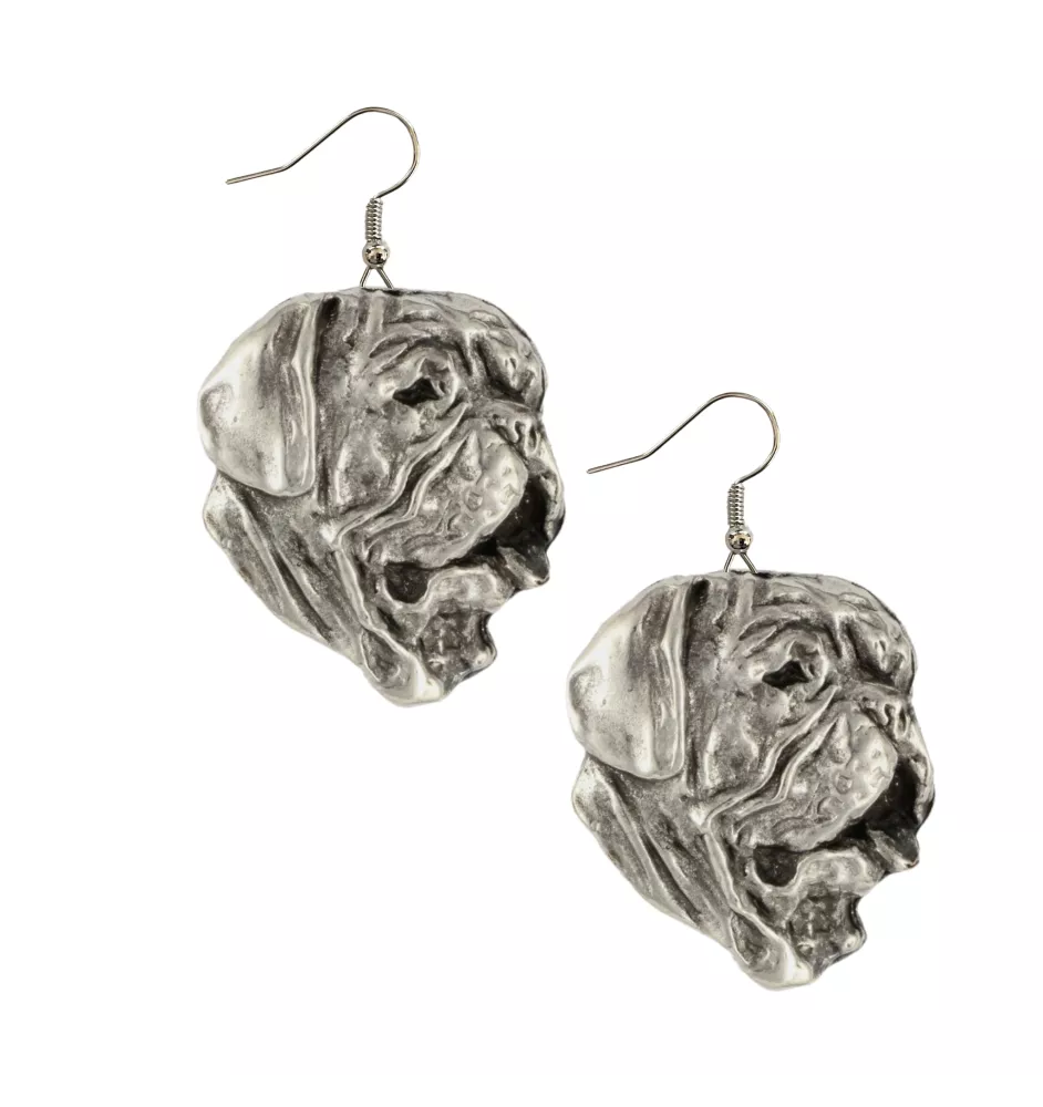 Bordeauxdogge, Dogue de Bordeaux - Hängende Ohrringe mit Hunden, entzückender Schmuck für Hunde-Mama, Geschenk für Mädchen von der Marke Art-Dog