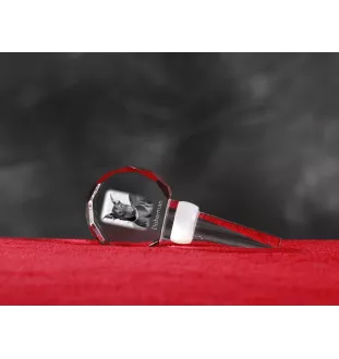 Dobermann - Kristallflaschenverschluss, einzigartiger Weinverschluss mit Foto, personalisiertes Geschenk für Sommelier der Marke Art-Dog