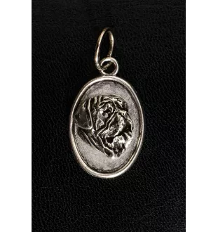 Bordeauxdogge, Dogue de Bordeaux - Halskette mit Hund, Anhänger für Hundemama, einzigartiger Schmuck der Marke Art-Dog