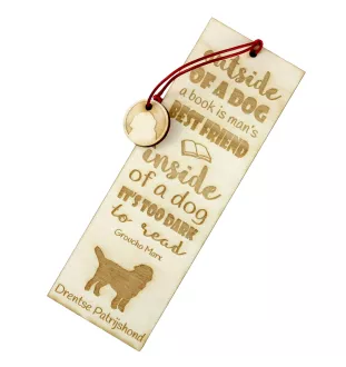 Drentse Patrijshond zakładka do ksiązki outside Art-Dog