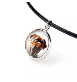 Dogue de Bordeaux - boîte à bijoux avec votre photo, ensemble collier et boucles d'oreilles, produits personnalisés de la marque Art-Dog