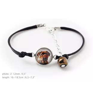 Dogue de Bordeaux, French Mastiff, Bordeauxdog - a set of jewelry with your photo, handmade set, bracelet and necklace by Art.-Dog brand