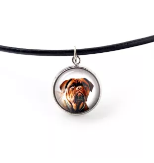 Bordeauxdogge, Dogue de Bordeaux - Schmuckset mit Ihrem Foto, handgefertigtes Set, Armband und Halskette von Art.-Dog.