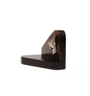 Dobermann, Dobermann Pinscher I - bougeoir en bois avec un chien, support pour bougie chauffe-plat, lieu de mémoire pour chien de la marque Art-Dog