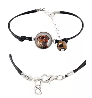 Dogue de Bordeaux - bracelet dans une boîte avec votre photo, bijoux féminins, cadeau parfait de la marque Art-Dog
