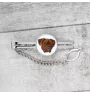 Bordeauxdogge, Dogue de Bordeaux - geometrische Krawattennadel mit Bild und Schriftzug von Art-Dog