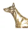 Doberman wieszak z mosiądzu Art-Dog