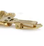 Dobermann - Brosche mit Clip, vergoldeter Startnummernhalter, elegante Hundeaustellungsnadel der Marke Art-Dog