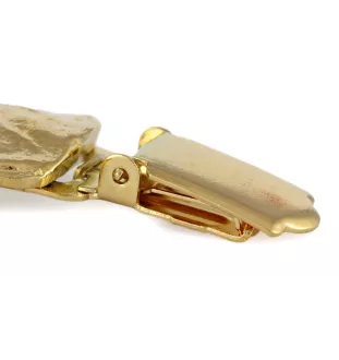 Doberman clipring pozłacany w pudełku Art-Dog