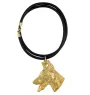 Dobermann, Doberman Pinscher, Dobie - keychain and necklace with a dog in a box, high-quality gold-plated product, Art-Dog brand