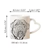 Bordeauxdogge, Dogue de Bordeaux - Tasse mit Hund, entzückende Tasse mit herzförmigem Henkel, universelles Geschenk der Marke Art-Dog