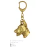 Dobermann, Doberman Pinscher, Dobie - keychain and necklace with a dog in a box, high-quality gold-plated product, Art-Dog brand