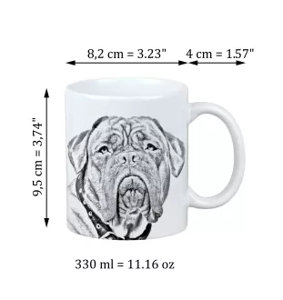 Dog z Bordeaux kubek z psem good morning Art-Dog