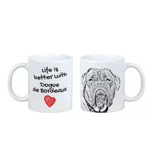 Dogue de Bordeaux - tasse avec chien, tasse avec photo, cadeau personnalisé de la marque Art-Dog