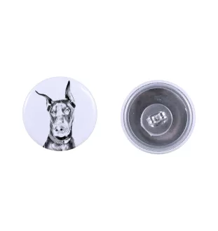 Dobermann I - einzigartige Hund-Ohrringe, Ihr Haustier als Schlüsselanhänger, Eigenmarke Art-Dog