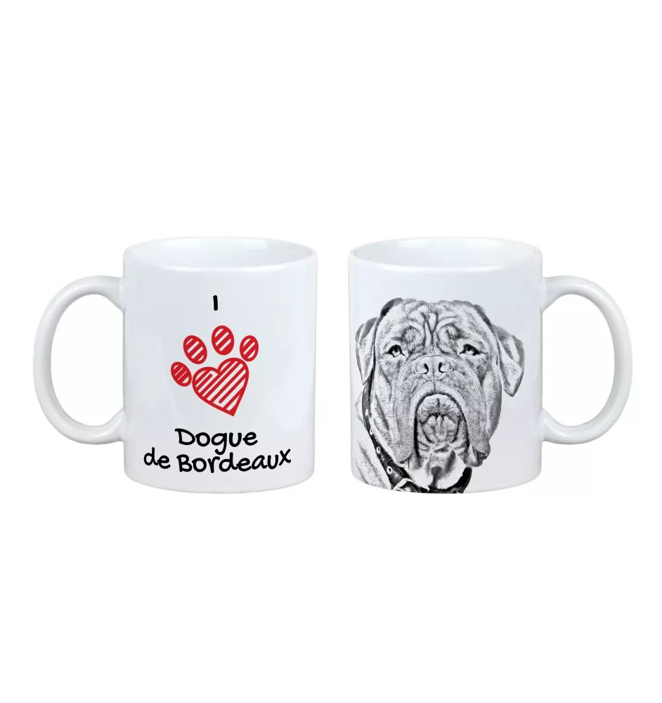 Bordeauxdogge, Dogue de Bordeaux - Tasse mit Hund, entzückende Tasse mit Grafik, Geschenk mit Ihrem Foto von der Marke Art-Dog