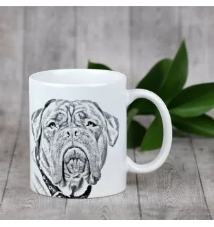 Dog z Bordeaux kubek z psem I love Art-Dog