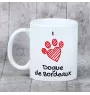 Dog z Bordeaux kubek z psem I love Art-Dog