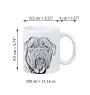 Dogue de Bordeaux, French Mastiff, Bordeauxdog - cup with a dog, cheerful cup for a dog lover, personalized gift from the Art-Dog brand