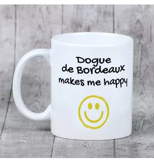 Dogue de Bordeaux - tasse avec chien, une tasse joyeuse pour les amoureux des chiens, un cadeau personnalisé de la marque Art-Dog
