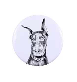 Dobermann, Doberman Pinscher, Dobie I - women's jewelry with a dog portrait, handmade product, possibility to add your own photo, Art-Dog brand