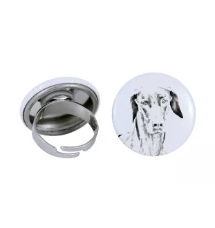 Dobermann - Damen Schmuck mit dem Bild eines Hundes, handgefertigtes Produkt, Möglichkeit, Ihr eigenes Foto hinzuzufügen, Marke Art-Dog