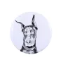 Dobermann, Dobermann Pinscher I - badge avec votre chien, ajoutez votre propre photo, marque Art-Dog