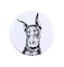 Dobermann, Dobermann Pinscher I - badge avec votre chien, ajoutez votre propre photo, marque Art-Dog