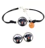 Dobermann, Dobermann Pinscher II - ensemble de bijoux avec votre photo, accessoire féminin, article fait main, produit fabriqué à la main avec passion pour la création de la marque Art-Dog