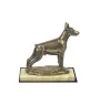 Dobermann, Dobermann Pinscher I - statuette de chien, figurine de silhouette de chien, trophée pour exposition de chiens de la marque Art-Dog