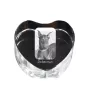 Dobermann, Doberman Pinscher, Dobie - a photo of a dog in crystal, crystal heart, unique photo frame from the Art-Dog brand