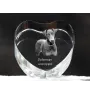 Dobermann, Dobermann Pinscher I - une photo de chien dans un cristal, un cœur en cristal, un cadre photo exceptionnel de la marque Art-Dog