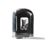 Dobermann, Dobermann Pinscher - un cube de cristal avec une photo, une photo de chien dans le cristal, un presse-papiers cubique de la marque Art-Dog