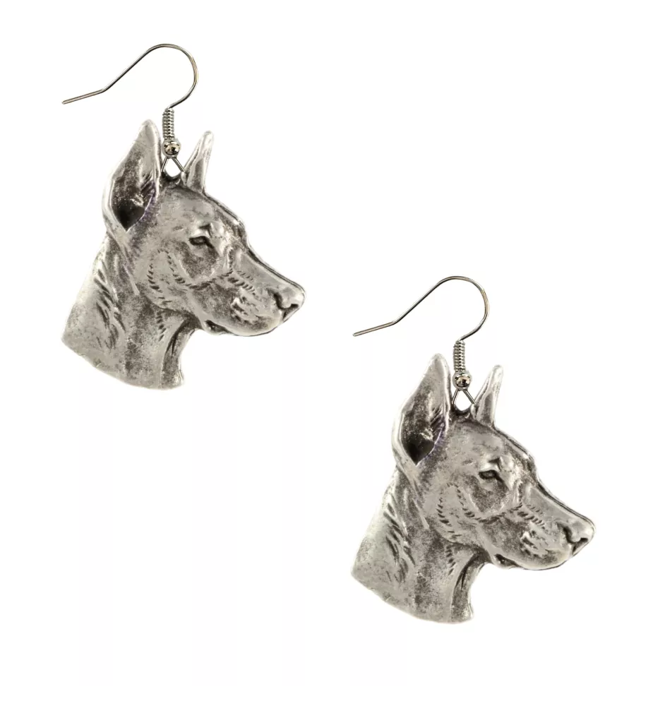Dobermann, Dobermann Pinscher I - boucles d'oreilles pendantes avec des chiens, bijoux charmants pour maman de chien, cadeau pour fille de la marque Art-Dog
