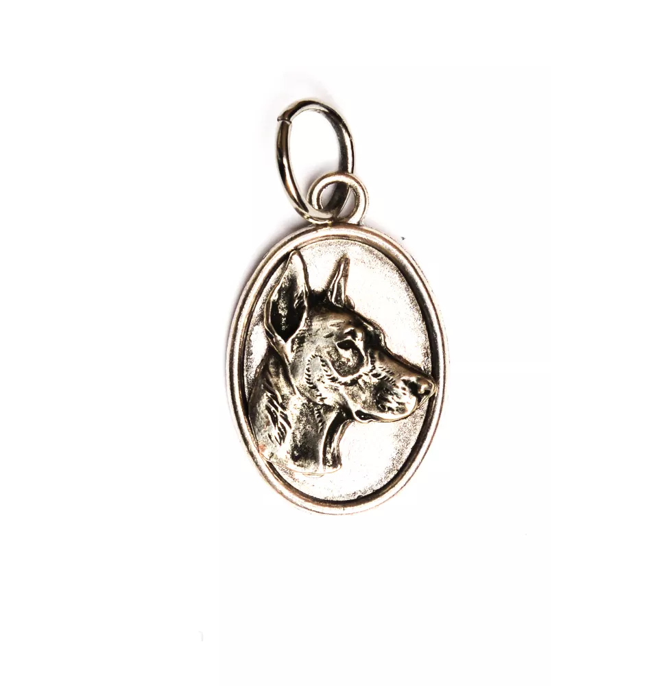 Dobermann, Dobermann Pinscher I - collier avec chien, pendentif pour maman de chien, bijoux uniques de la marque Art-Dog