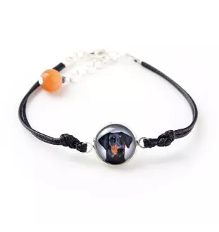 Dobermann II - Schmuckset in einer Schachtel, Halskette, Ohrringe, Armband, Produkte der Marke Art-Dog