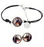 Dobermann, Doberman Pinscher, Dobie - a set of jewelry with your photo, a woman's ornament, handmade item, a product made with passion for creating the Art-Dog brand.