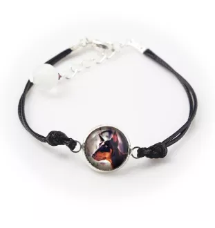 Dobermann, Dobermann Pinscher - ensemble de bijoux avec votre photo, accessoire féminin, article fait main, produit fabriqué à la main avec passion pour la création de la marque Art-Dog