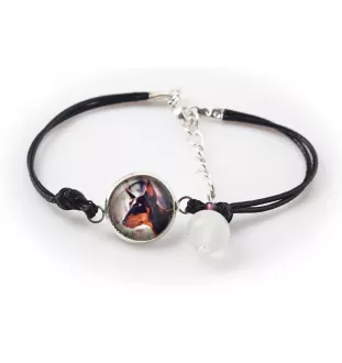 Dobermann, Dobermann Pinscher - ensemble de bijoux avec votre photo, accessoire féminin, article fait main, produit fabriqué à la main avec passion pour la création de la marque Art-Dog