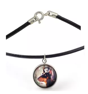 Dobermann, Dobermann Pinscher - collier dans une boîte, élégant bijou, pendentif de la marque Art-Dog