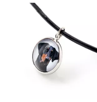 Dobermann, Doberman Pinscher, Dobie II - necklace in a box, elegant decoration, pendant from the Art-Dog brand