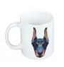 Doberman kubek geometryczny Art-Dog