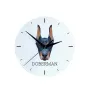 Doberman zegar geometryczny Art-Dog