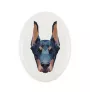 Doberman płytka geometryczna Art-Dog